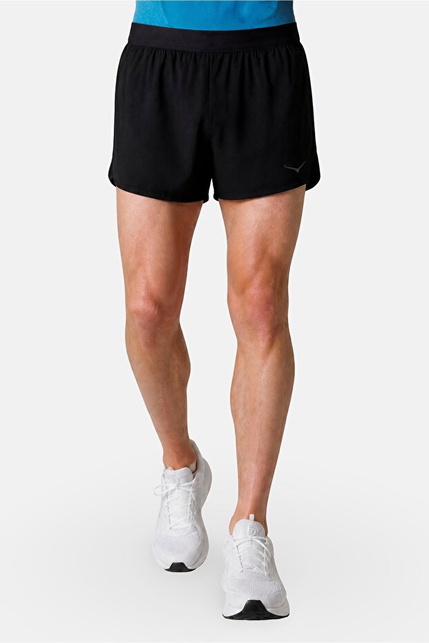 Men Sportswear Fit Running Shorts, Black