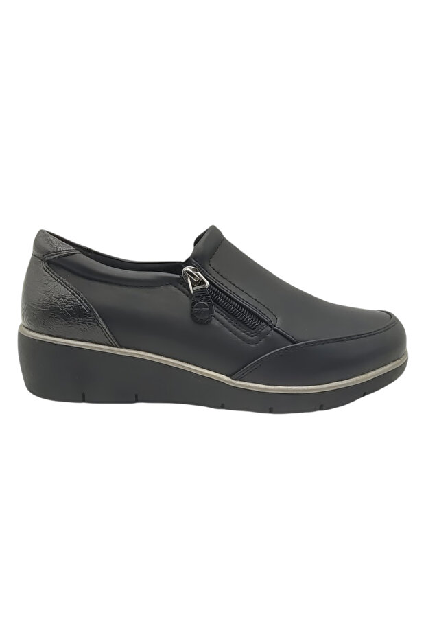 Comfort Slip‑On Shoes with Side Zip