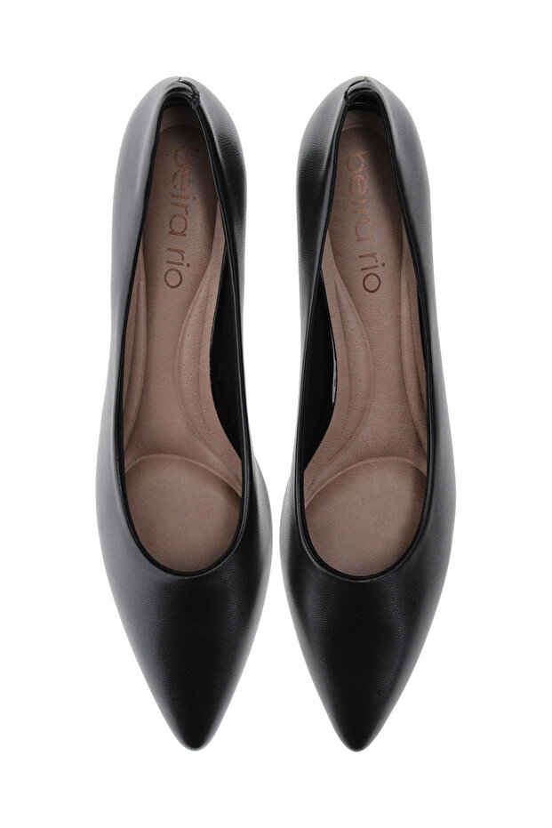 Solid Pointed Toe Block Heel Shoes