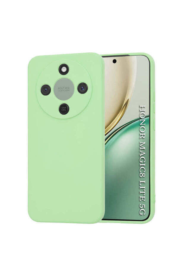 Husă pentru Honor Magic8 Lite, SoftFlex, verde deschis - verde deschis