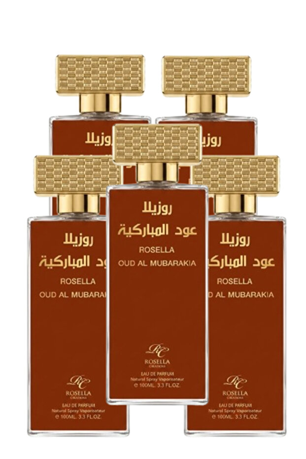 5 قطع من عطر العود المباركية 100 مل