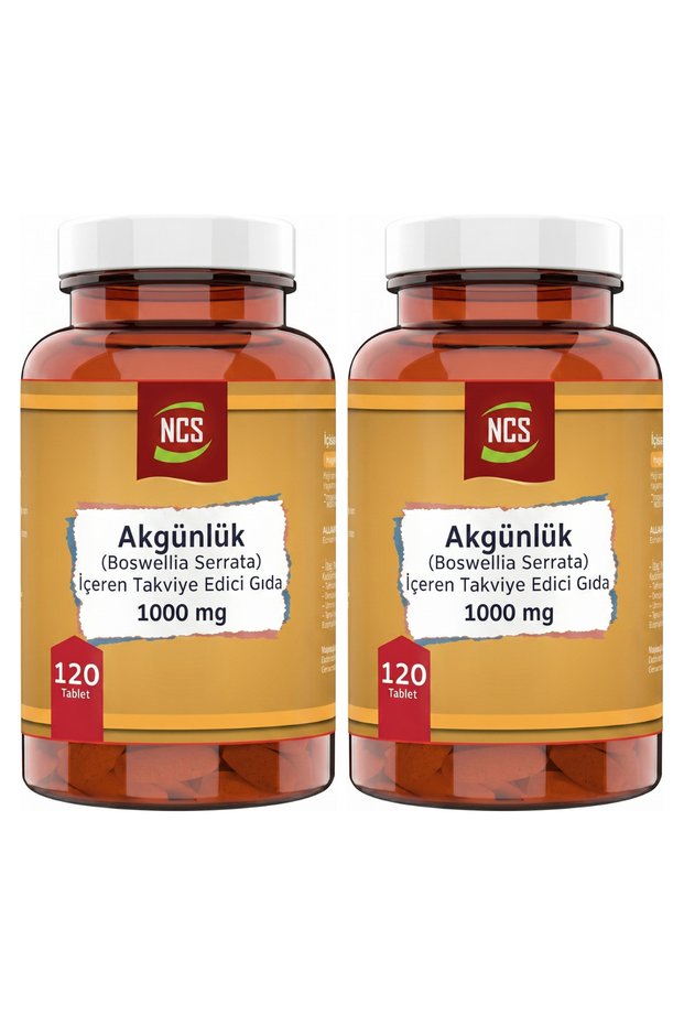 Boswellia Serrata Akgünlük Gum 1000 Mg 120 Tablets 2 Pieces