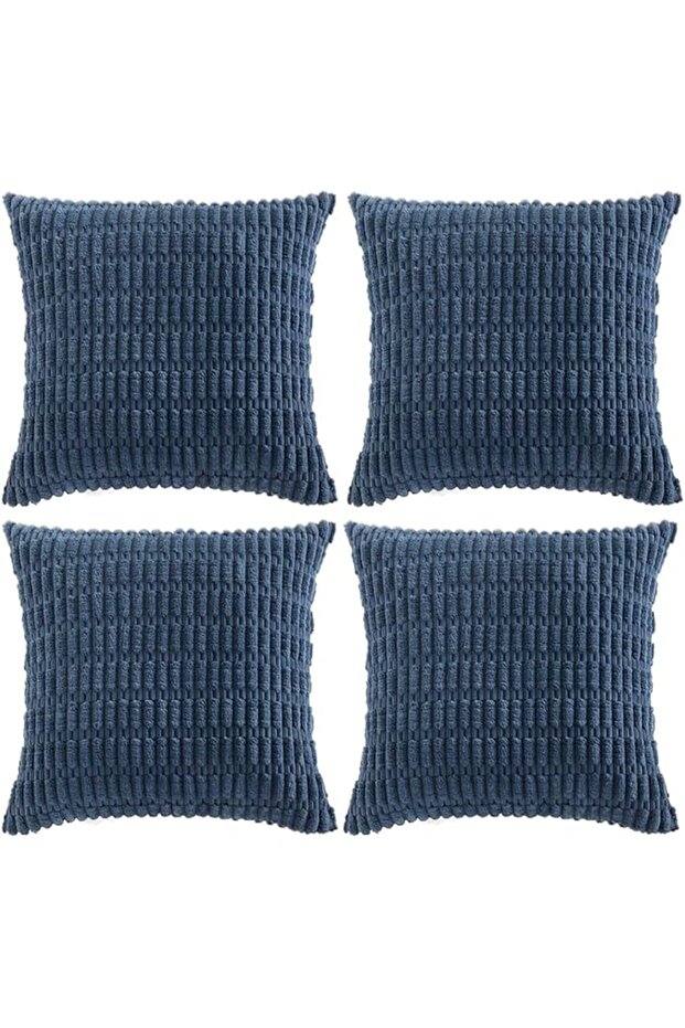4 Packs Boho Fall Decorative Throw Pillow Covers 18x18 Inch for Living Room Couch Bed Sof
