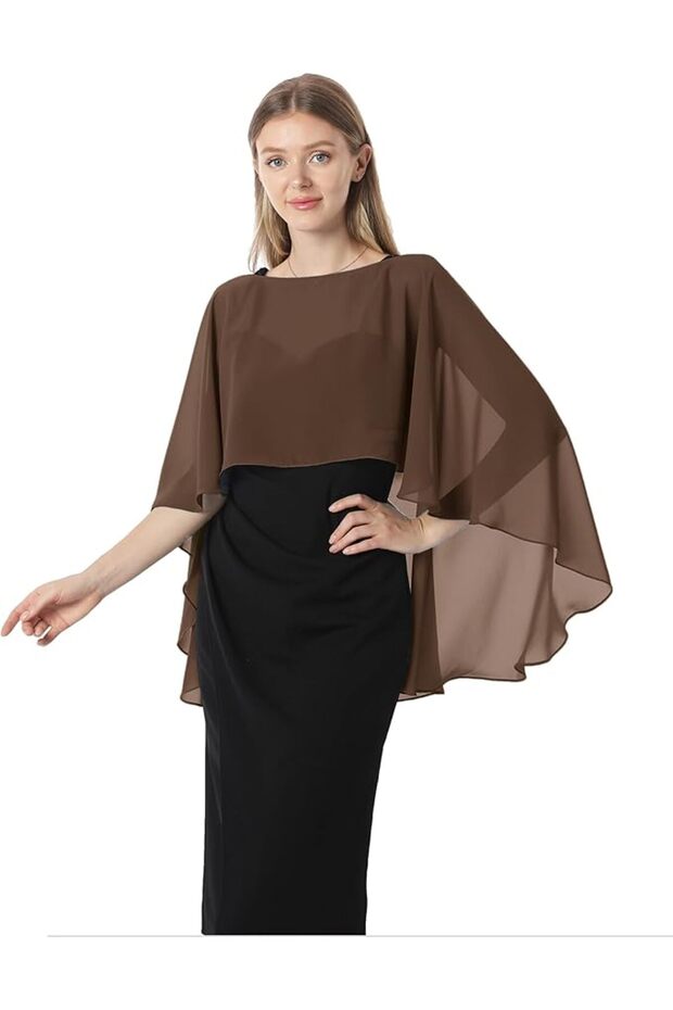 womens Chiffon Cape001 Pashmina Shawl