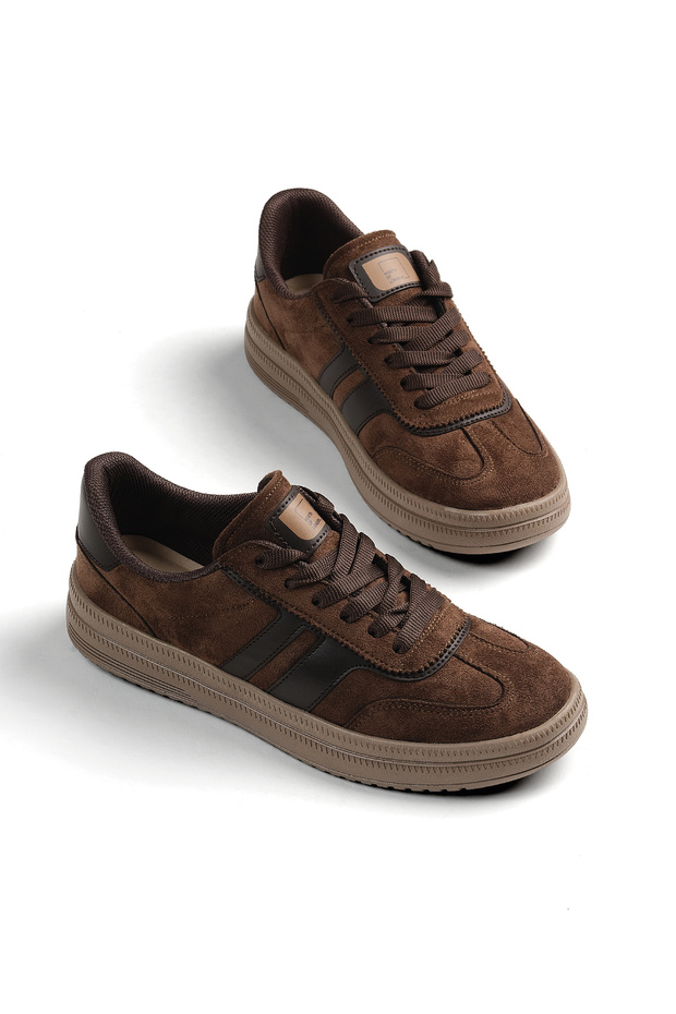 Women's Coffee Brown Comfortable Fit Non-Slip Sole Sneaker