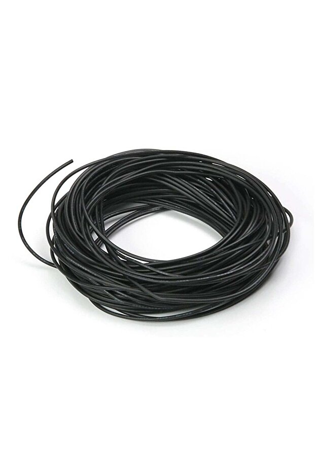 Electrical Wire Cable, Wire Conductor for Power Transmission (BLACK 1.5mm, 20 Meter)