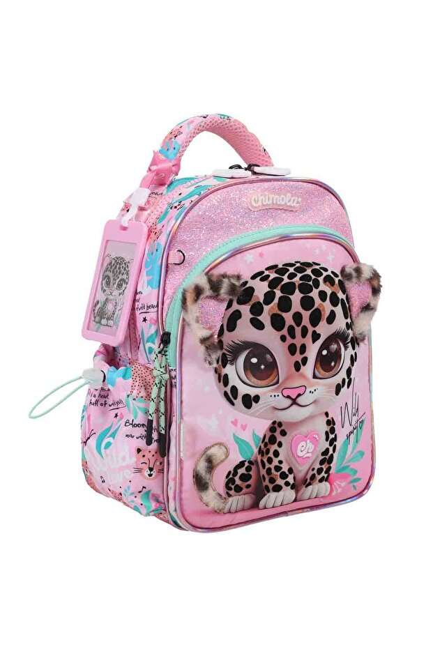 Cheetah Patterned School Bag Chm-Cn0049