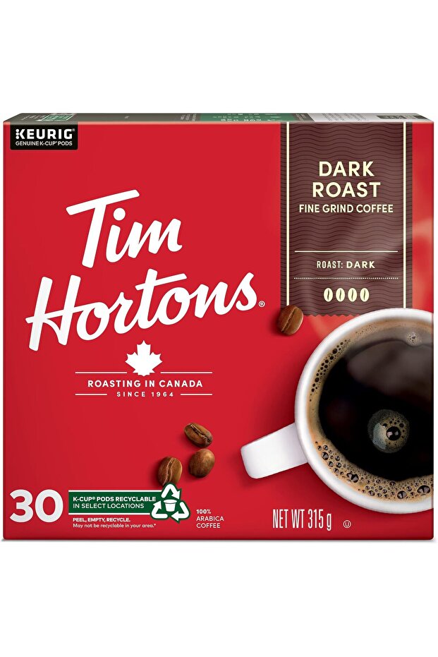 قهوة داكنة التحميص، كبسولات كيوريج K-Cup للاستخدام الفردي، 30 كبسولة