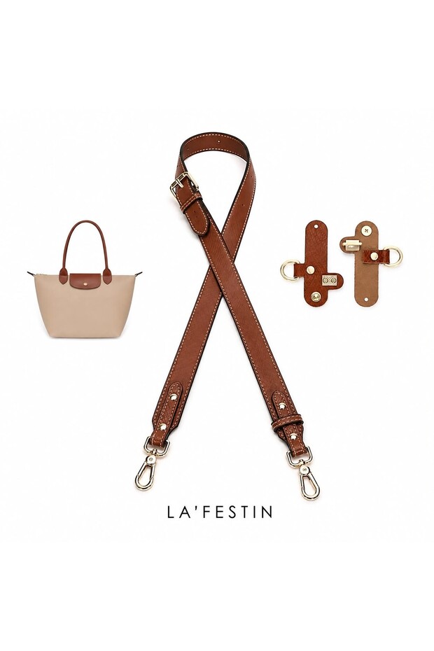 Adjustable Bag Strap Bag Accessory Compatible with S-M-L Bag Sizes