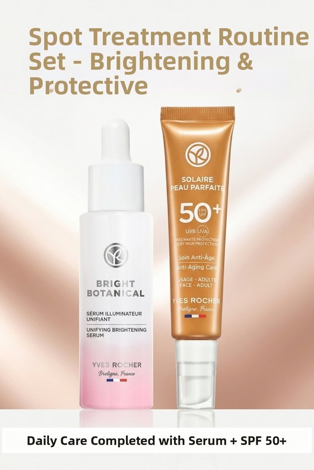 Anti-Blemish Serum and Spf 50+ Sunscreen Skin Care Set