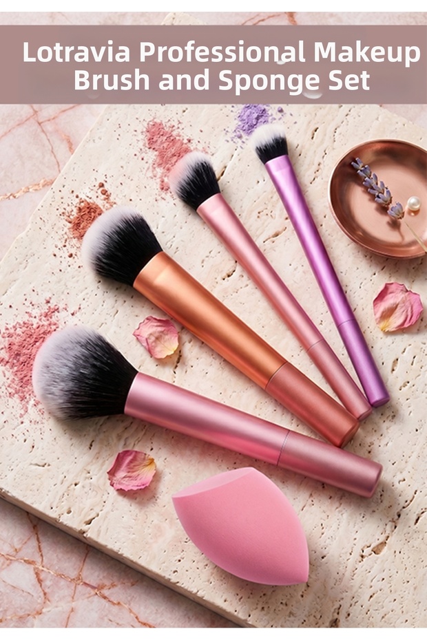 مجموعة فرش مكياج احترافية من Touch Essentials