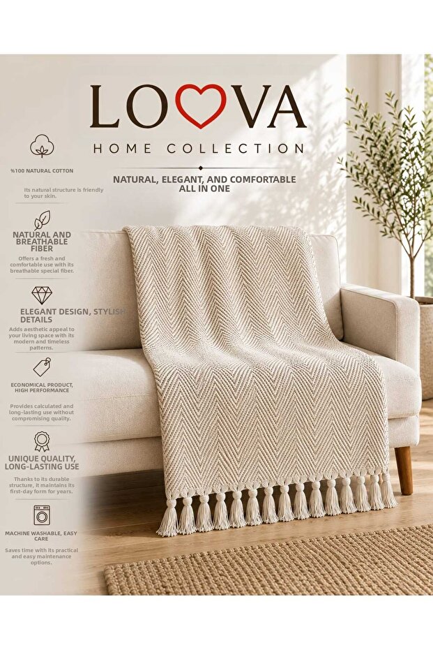 Sofa Cover Traditional Woven 100% Cotton
