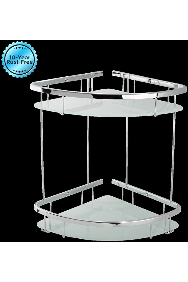 25-172 - Karmi̇na Glass Oval Sponge Holder Double 18*18