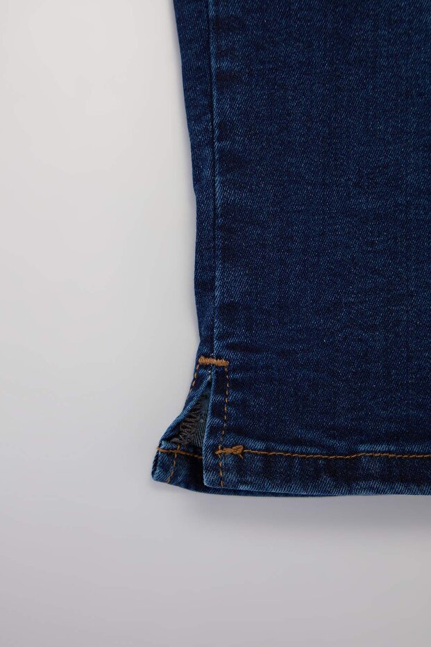 Mavi Yüksek Bel Esnek Skinny Fit Kapri Jean TBBSS26CJ00061 - 6