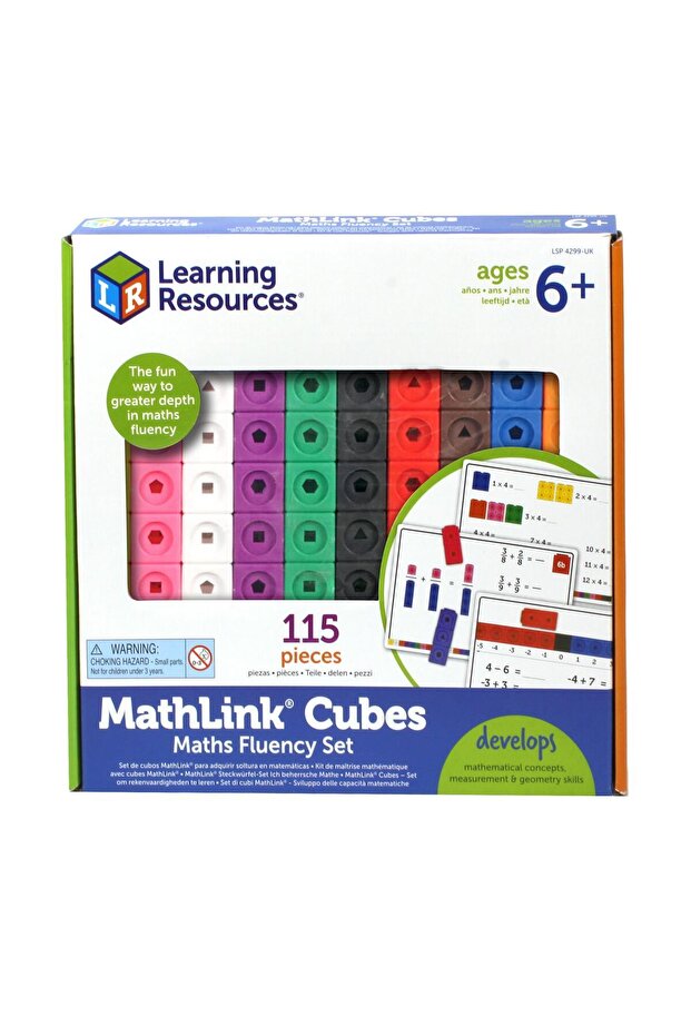 MathLink Cubes Set pentru fluență matematică (LSP4299-SCA) - 1