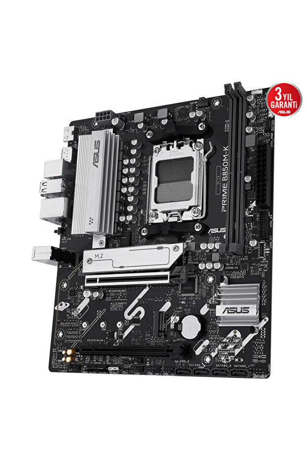 PRIME B850M-K Amd B850 Am5 Ddr5 8200 Dp Hdmı Çift M2 Usb 3.2 Anakart - 4