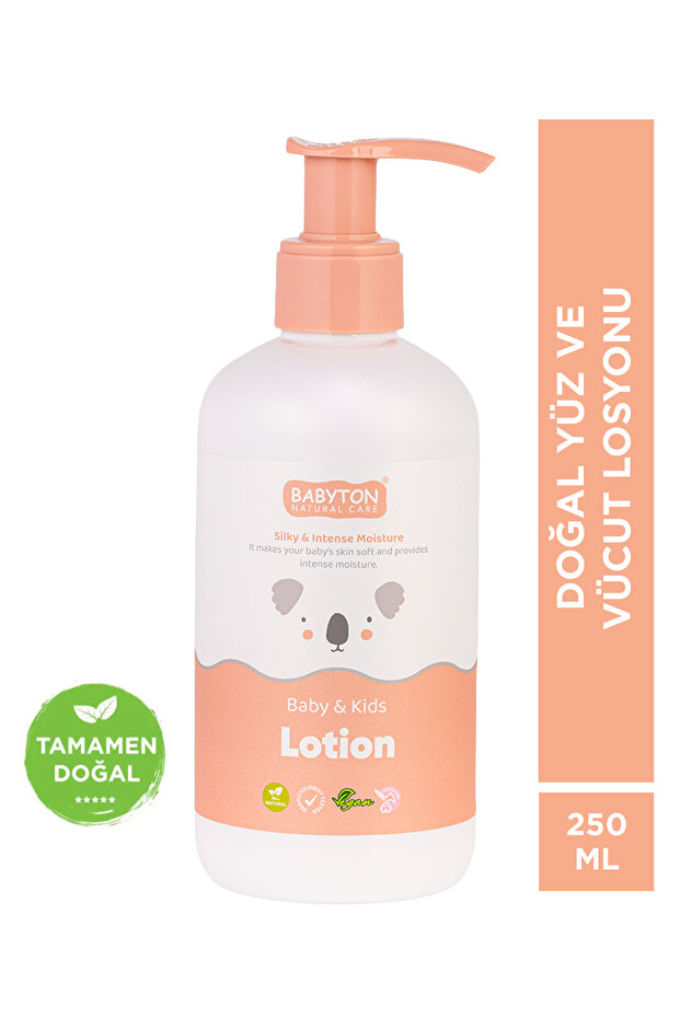 Natural Face and Body Lotion for Babies and Children 250 ml