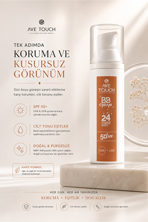 Bb Cream & 50 Spf Sunscreen Effect - 5