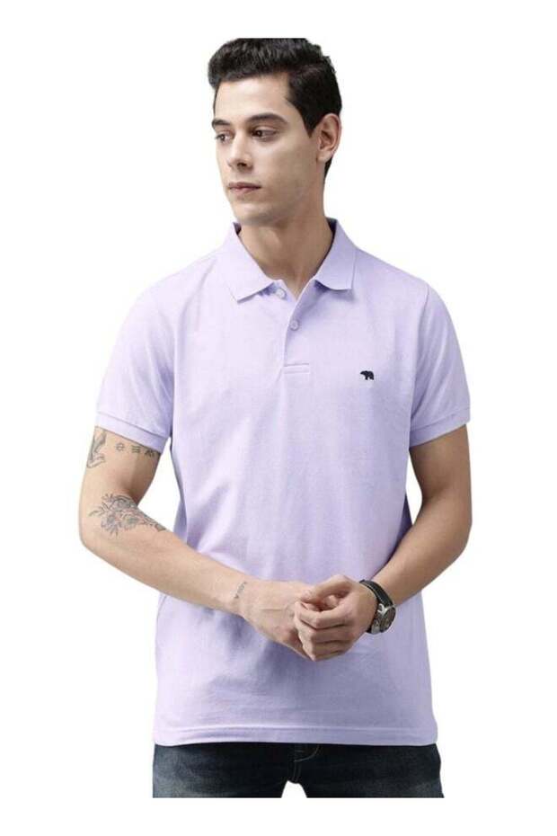 Men's Polo T-Shirt Regular Fit, Soft & Breathable, Perfect for Casual & Everyday Wear