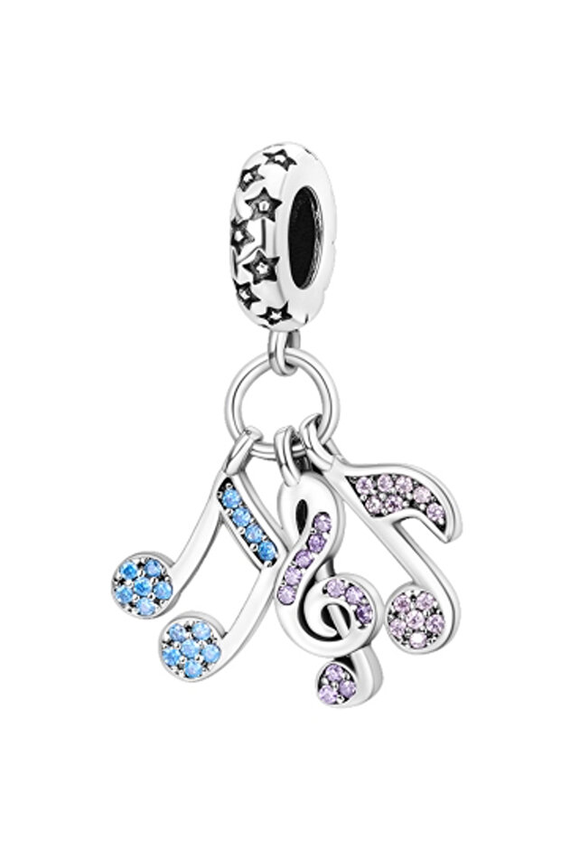 Left Key and Note Dangle Charm - 1