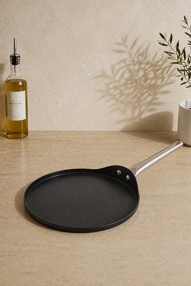 Esperanza Titanium Crepe Pan 26 cm Cream