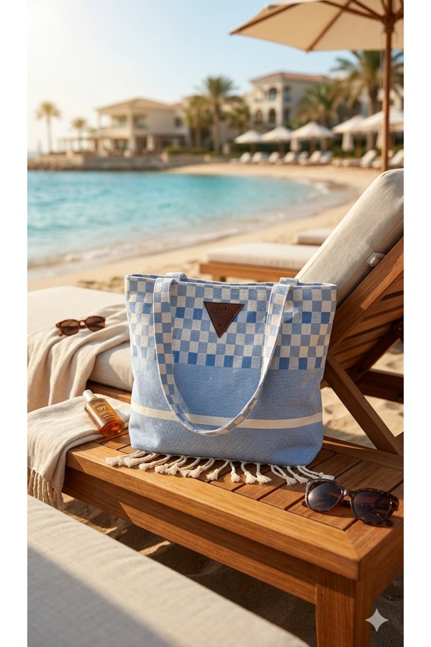 Organic Cotton Peshtemal Bag Beach Bag