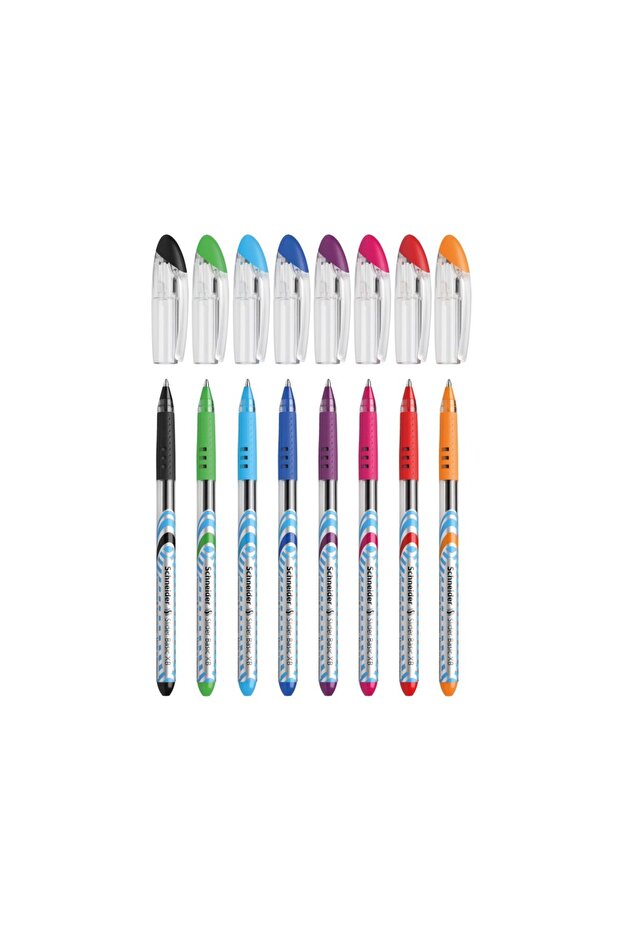 Комплект химикалки Slider Basic XB, 8 броя - 2