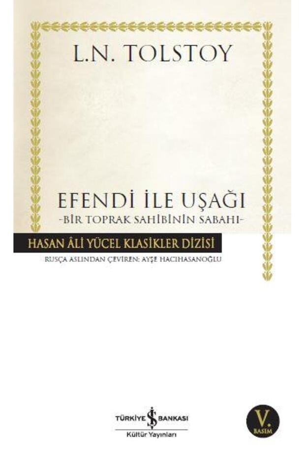 Efendi İle Uşağı (K.Cover) LEV NİKOLAYEVİÇ TOLSTOY