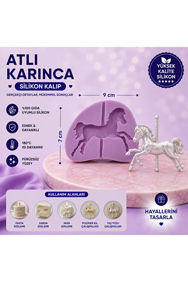 Silikon Kalıp Atlı Karınca