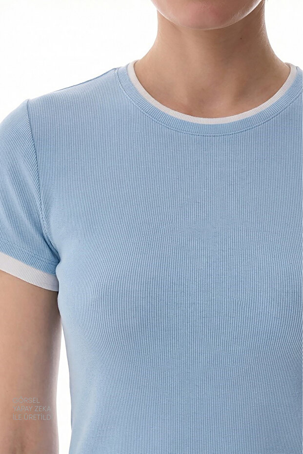 Dunkelblaues Basic-Layer-T-Shirt - 3