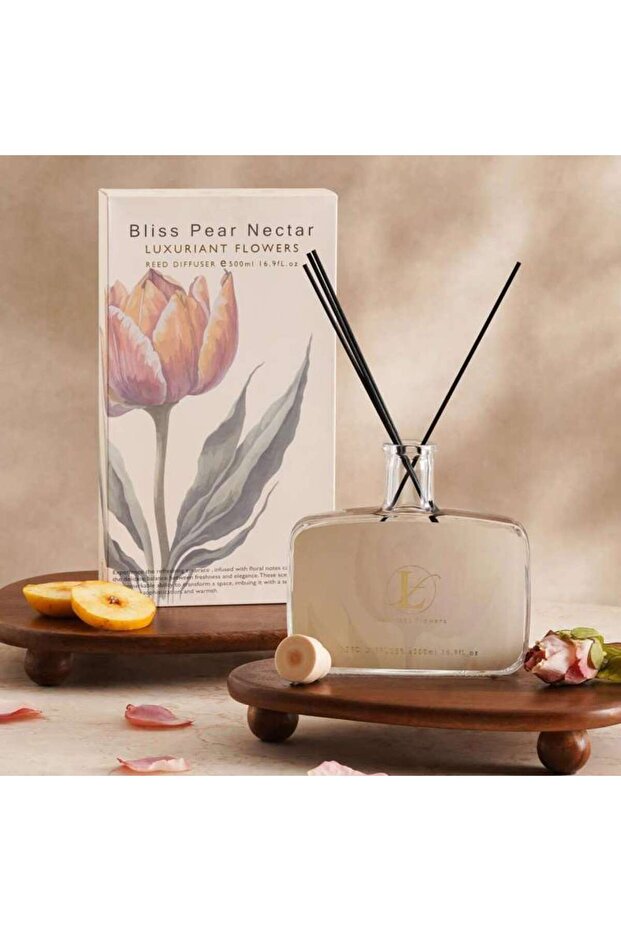 Bliss Pear Nectar Reed Diffuser 500ml - Yellow