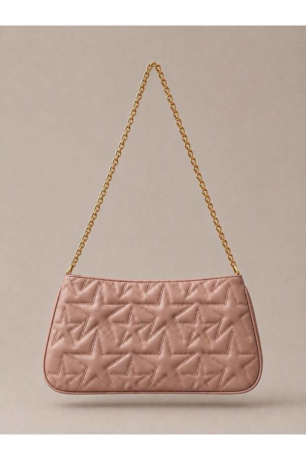 Powder Women's Star Embroidered Chain Strap Women's Shoulder Bag