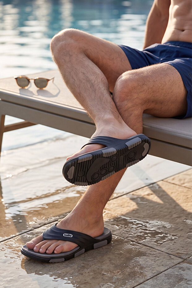 شباشب رجالية من TwinSole-Flex ذات طبقة مزدوجة ونعل تشريحي، مضادة للانزلاق ومرنة، مناسبة للشاطئ والاستخدام اليومي