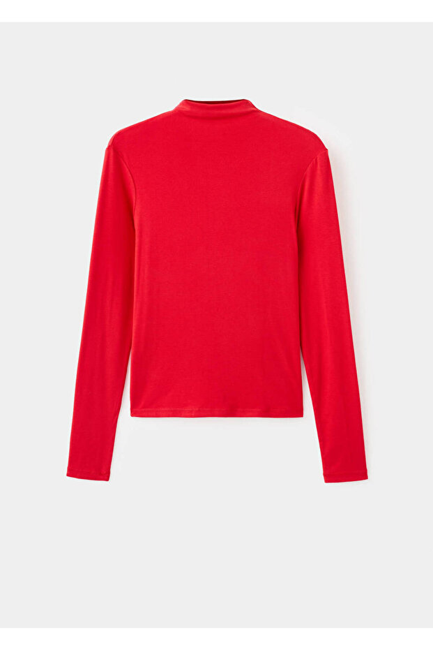 Stand Collar T-Shirt - 3