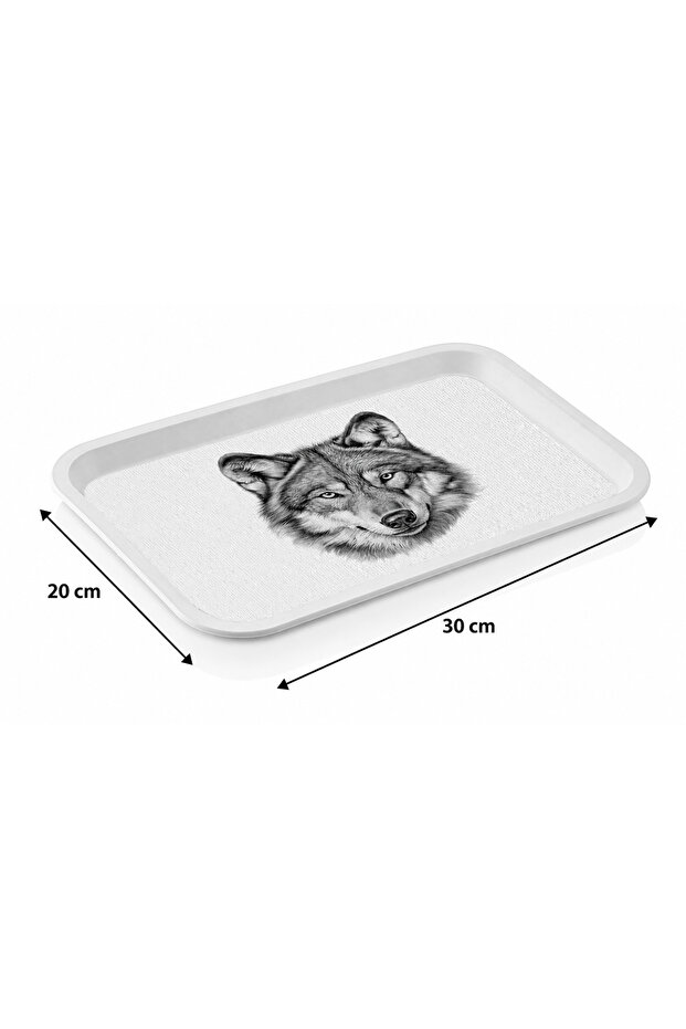 Animal Pattern Decorative 20X30 Rectangular Presentation and Serving Tray with Different Pattern Options - 3