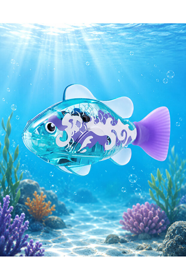 Robo Fish Robo Alive Series Robotic Swimming Fish Floating Fish Changing Color in Water