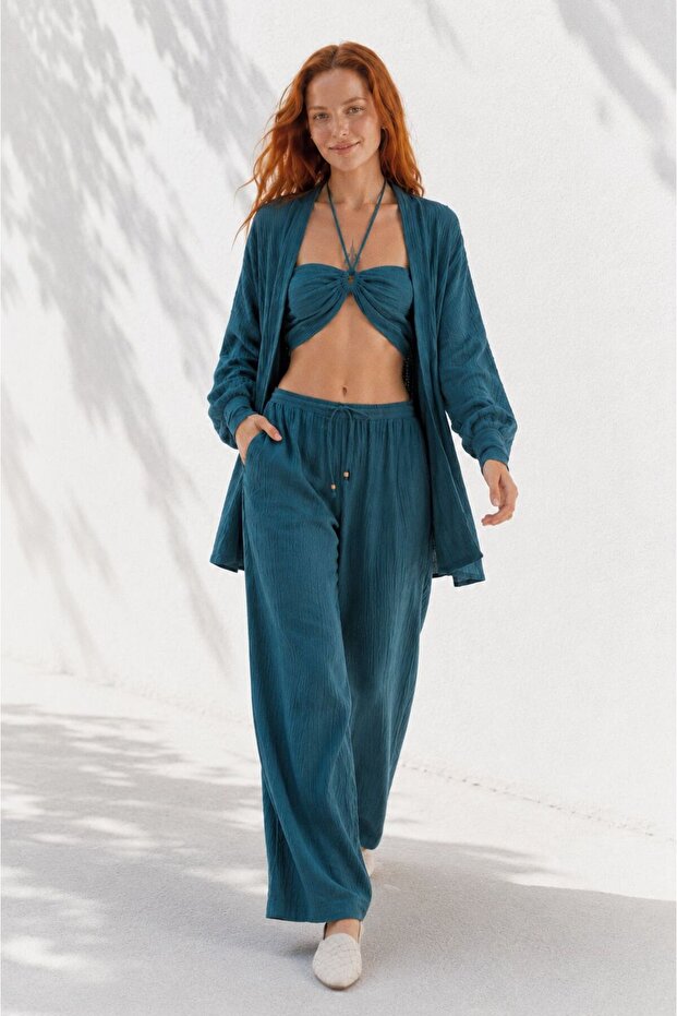 Kimono Triple Muslin Set