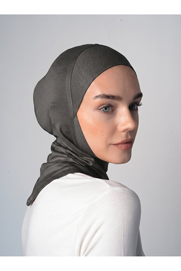 Large Hijab Bonnet - St224 Anthracite (3422448)