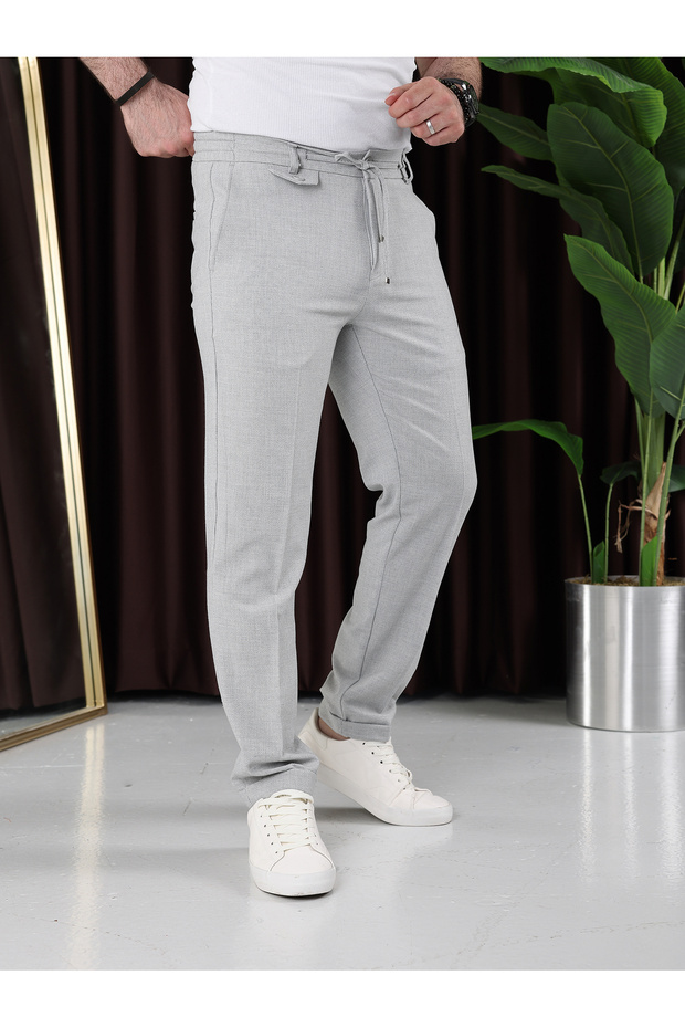 Iron-Free Seersucker Jogger Pants