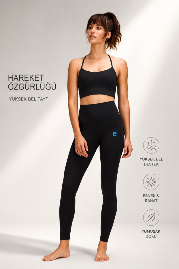 Enimon Black Women's Full Length Recovery Sports Leggings