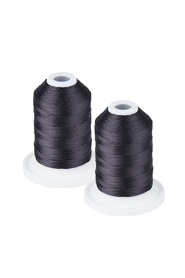 2 Black Simthread UV Resistant 250yards 100% Polyester Bonded Thread Tex 69 (12wt)