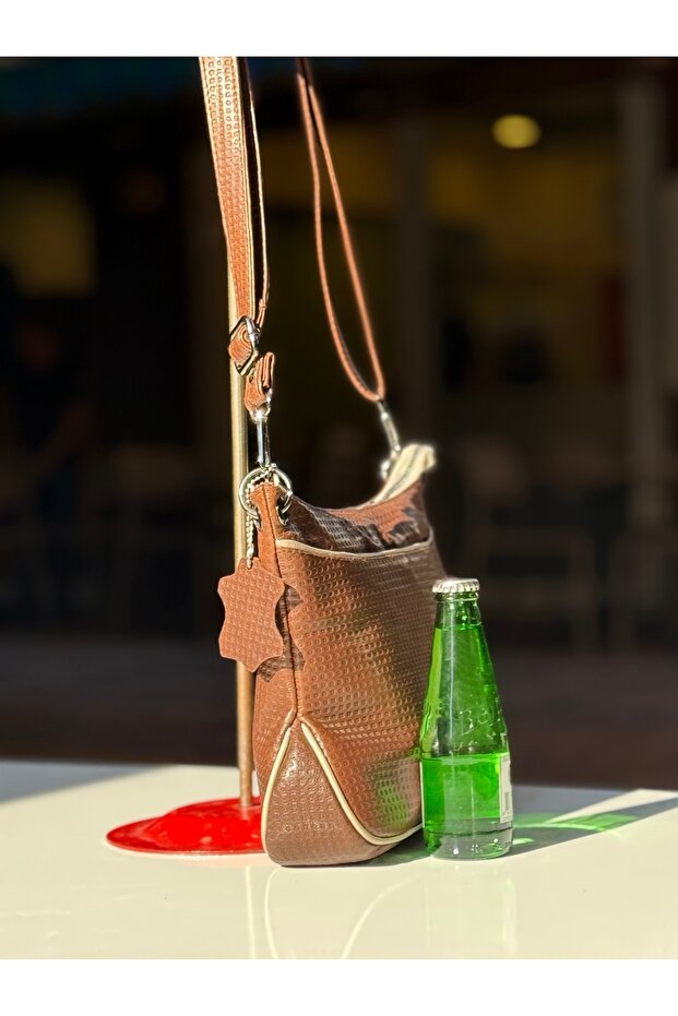 Genuine Leather Handmade 3-Compartment Women's Shoulder Bag