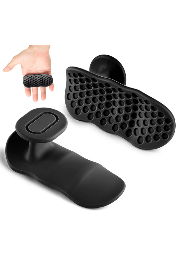 2pc-black New Gym Grips Fingerless Workout Gym Gloves Crosstraining Palm Grip Hand Protection Weight
