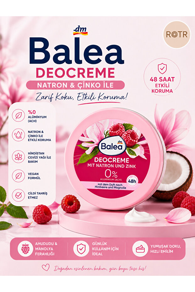 Deocreme mit Natron, 50 ml