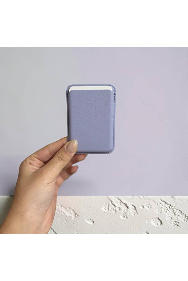 iPhone 11 12 13 14 15 16 17 Plus Pro Max Card Holder Magnetic Leather Magsafe Wallet Back Card Holder
