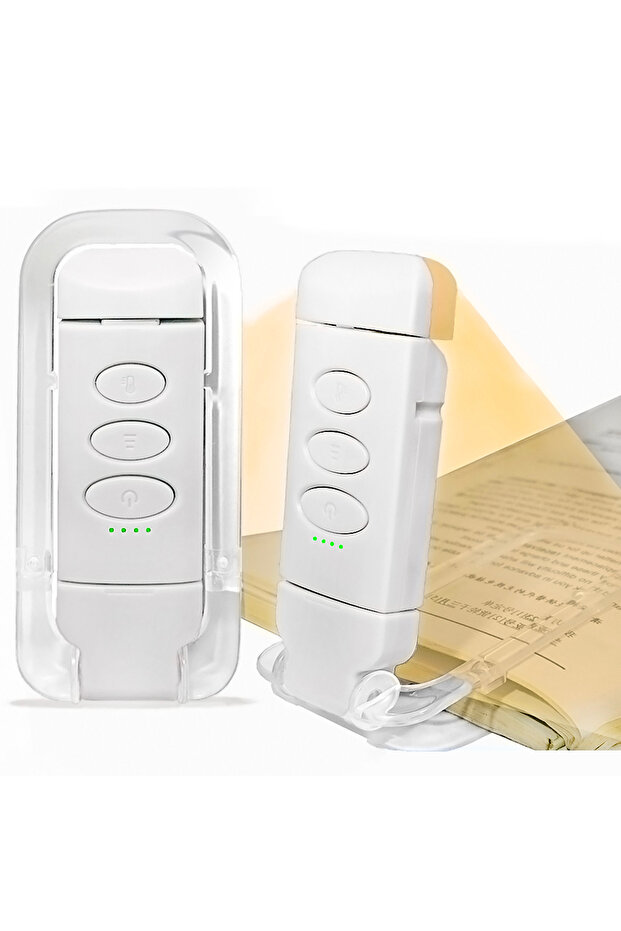 015-مصباح قراءة أبيض محمول قابل للشحن عبر USB، مصباح مكتبي صغير لحماية العين، مصباح LED للسيارة