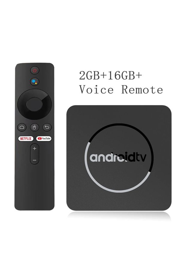 EU Plug Q1 2GB16GB Voice Android 14 4K HDR10+ Smart TV Box Allwinner H313 2GB16GB Dual Wifi BT5.0 Se