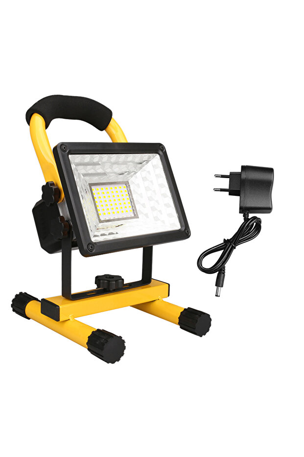 EU Plug 60W 60W LED Work Lights Rechargeable Floodlight Waterproof Portable Floodlight Emergency Wor