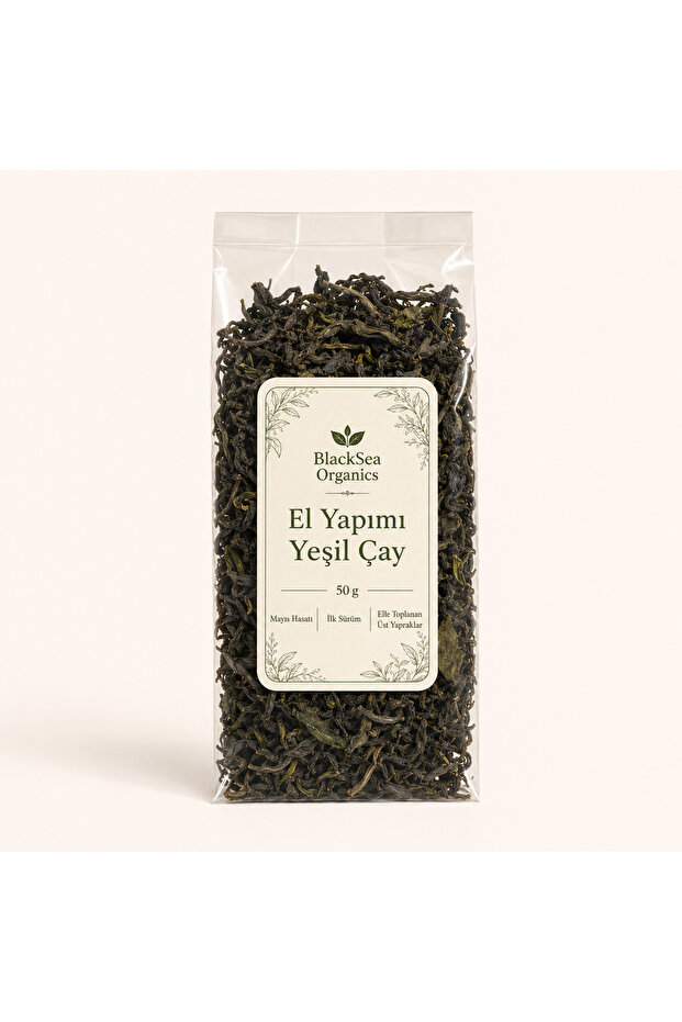 Handmade Green Tea 50 Gr | Additive-Free Natural May Harvest Top Leaf