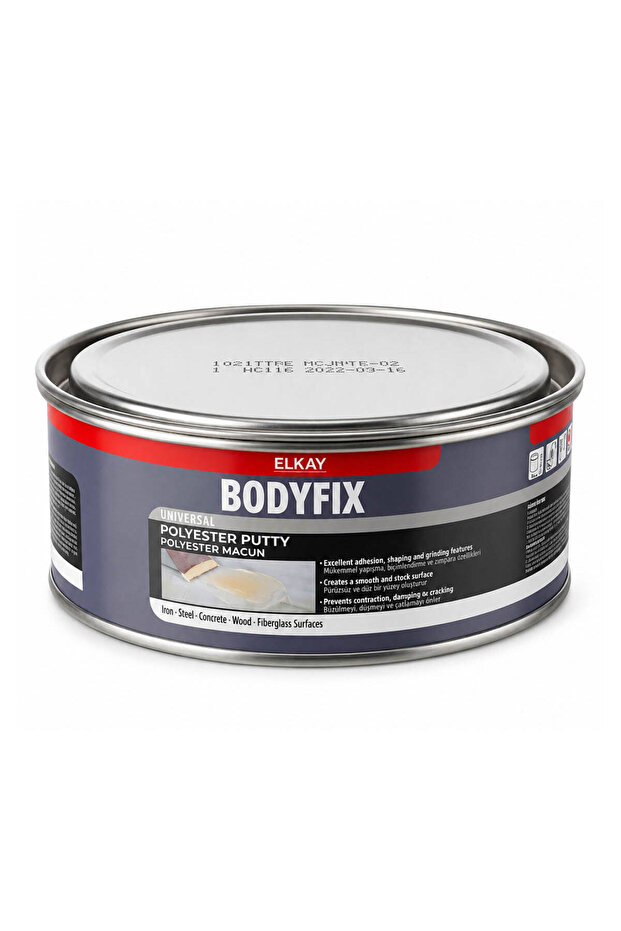 Bodyfix BF10 Polyester Macun 1000 gr Çelik Macun ve